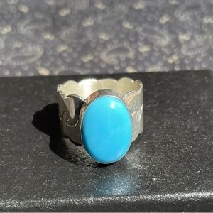 925 Sterling Silver Turquoise Ring Size 5 | Jay King